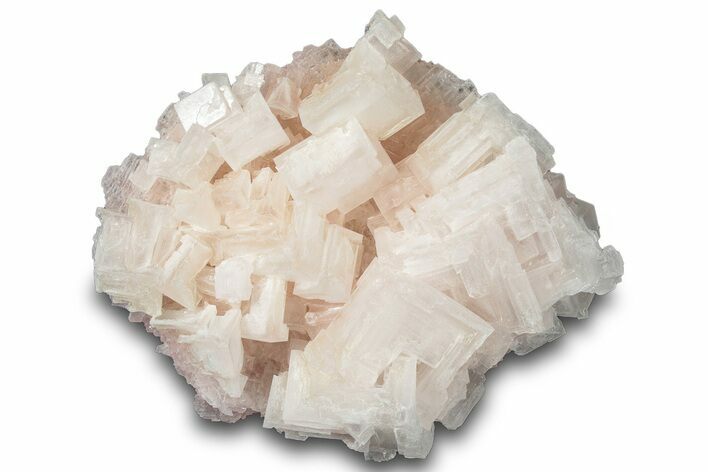 Pink Halite Crystal Cluster - Trona, California #314146